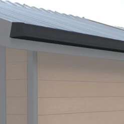 Kit Gouttières Anthracite - Pack Prêt à La Pose Pour Abri PREMIUM Woodlife Garden Double Pentes Longueur 4m -Jardin Extérieur Boutique kit gouttieres anthracite pack pret a la pose pour abri premium woodlife garden double pentes longueur 4m 2