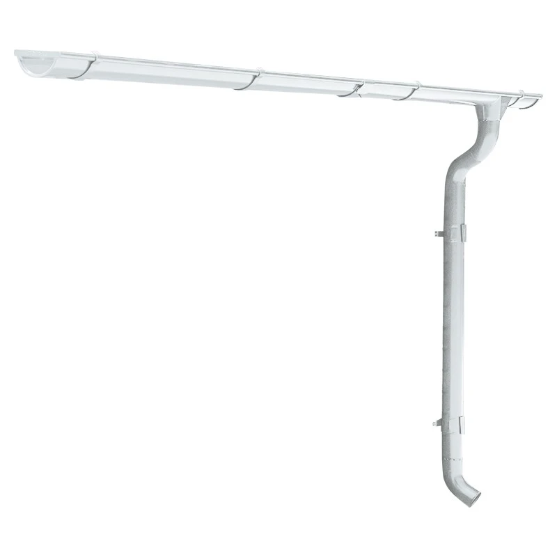 Kit Gouttières Blanc - Pack Prêt à La Pose Pour Abri Grosfillex 11,2m² 2 Kit Gouttières Blanc - Pack Prêt à La Pose Pour Abri Grosfillex 11,2m² – Image 2