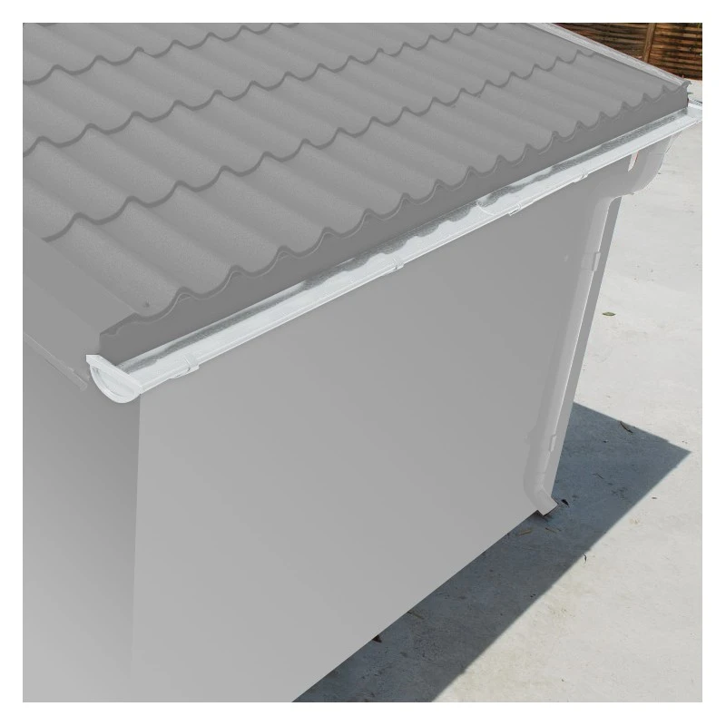 Kit Gouttières Blanc - Pack Prêt à La Pose Pour Abri Grosfillex 11,2m² 4 Kit Gouttières Blanc - Pack Prêt à La Pose Pour Abri Grosfillex 11,2m² – Image 4