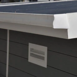 Kit Gouttières Blanc - Pack Prêt à La Pose Pour Abri PREMIUM Woodlife Garden Monopente De Largeur 4m -Jardin Extérieur Boutique kit gouttieres blanc pack pret a la pose pour abri premium woodlife garden monopente de largeur 4m 1 3