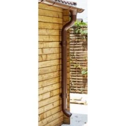 Kit Gouttières Marron - Pack Prêt à La Pose Pour Abri Gardy Shelter 20m² -Jardin Extérieur Boutique kit gouttieres marron pack pret a la pose pour abri gardy shelter 20m 2
