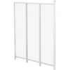 Panneau Latéral En Aluminium Et PC Transparent Pour Toit De Terrasse Blanc 2,5m X-METAL