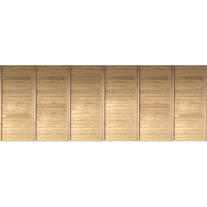 Paroi De Fond 540x200cm Pour Carport Double Karibu 2 Paroi De Fond 540x200cm Pour Carport Double Karibu – Image 2