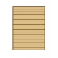 Paroi Latérale Pleine 180x230cm Pour Carport Modulable En Bois Traité Autoclave - SOLID