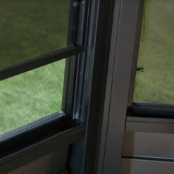 Pavillon Adossé Charlestone Mural 298,5x404cm En Aluminium Et Acier Galvanisé - SOJAG -Jardin Extérieur Boutique pavillon adosse charlestone 309x404cm en aluminium et acier galvanise sojag 3