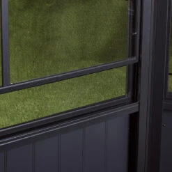 Pavillon Adossé Charlestone 309x502cm En Aluminium Et Acier Galvanisé - SOJAG -Jardin Extérieur Boutique pavillon adosse charlestone 309x502cm en aluminium et acier galvanise sojag 4