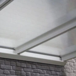 Pergola Adossée 300x300cm En Aluminium Blanc Et Polycarbonate 4mm CIELO - DCB Garden 9 Pergola Adossée 300x300cm En Aluminium Blanc Et Polycarbonate 4mm CIELO - DCB Garden -Jardin Extérieur Boutique pergola adossee 300x300cm en aluminium blanc et polycarbonate 4mm cielo dcb garden 3