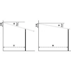 Pergola Adossée Ajustable - Toit De Terrasse En Alu 3,05x4,36m X-METAL -Jardin Extérieur Boutique pergola adossee ajustable toit de terrasse en alu 305x436m x metal 5