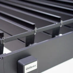 Pergola Bioclimatique Adossée En Alu Anthracite 3x5.3m Ombrea -Jardin Extérieur Boutique pergola bioclimatique adossee en alu anthracite 3x36m ombrea 3
