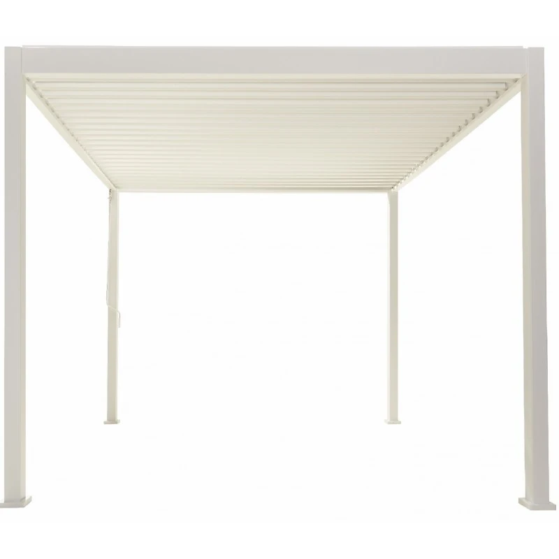 Pergola Bioclimatique Ombréa Autoportante 3x4M - Blanc - S1 5 Pergola Bioclimatique Ombréa Autoportante 3x4M - Blanc - S1 – Image 5