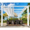 Pergola En Aluminium Blanc 350x350cm Florida – PARAGON OUTDOOR