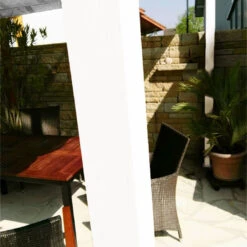 Pergola En Aluminium Blanc 350x505cm Florence – PARAGON OUTDOOR -Jardin Extérieur Boutique pergola en aluminium blanc 350x505cm florence paragon outdoor 4