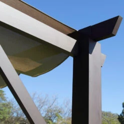 Pergola En Aluminium Marron Foncé 576x311,5cm Modena – PARAGON OUTDOOR -Jardin Extérieur Boutique pergola en aluminium marron fonce 576x3115cm modena paragon outdoor 3