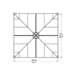 Pergola Fermée En Aluminium Et Polycarbonate Ledro 3600 - Canopia -Jardin Extérieur Boutique pergola fermee en aluminium et polycarbonate ledro 3600 canopia 3