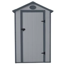 Petit Abri De Jardin En Résine Gris 1,34m² + Kit De Fondation - JOBU 8 Petit Abri De Jardin En Résine Gris 1,34m² + Kit De Fondation - JOBU -Jardin Extérieur Boutique petit abri de jardin en resine gris 139m kit de fondation jobu 2