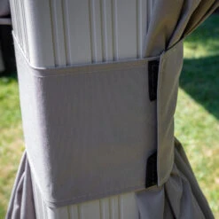 Rideaux Occultants En Polyester Champagne Pour Pergola Messina 10x12 - SOJAG -Jardin Extérieur Boutique rideaux occultants en polyester champagne pour pergola messina 10x12 sojag 1 2