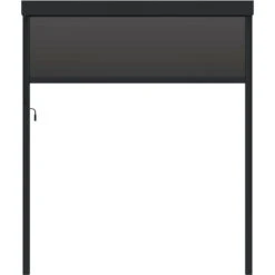 Store Avec Cadre Latéral Anthracite 270cm Pour Pergola Bioclimatique En Aluminium X-METAL -Jardin Extérieur Boutique store avec cadre lateral anthracite 270cm pour pergola bioclimatique en aluminium x metal 5