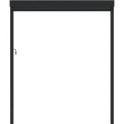 Store Avec Cadre Latéral Anthracite 370cm Pour Pergola Bioclimatique En Aluminium X-METAL -Jardin Extérieur Boutique store avec cadre lateral anthracite 370cm pour pergola bioclimatique en aluminium x metal 3