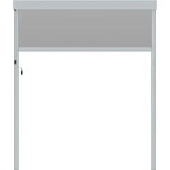 Store Avec Cadre Latéral Gris Clair 370cm Pour Pergola Bioclimatique En Aluminium X-METAL -Jardin Extérieur Boutique store avec cadre lateral gris clair 370cm pour pergola bioclimatique en aluminium x metal 3