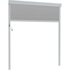 Store Avec Cadre Latéral Gris Clair 370cm Pour Pergola Bioclimatique En Aluminium X-METAL -Jardin Extérieur Boutique store avec cadre lateral gris clair 370cm pour pergola bioclimatique en aluminium x metal 4