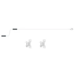 Store Banne Manuel 295x200cm EASY Toile Polyester Beige - X-METAL -Jardin Extérieur Boutique store banne manuel 295x200cm easy toile polyester beige x metal 4