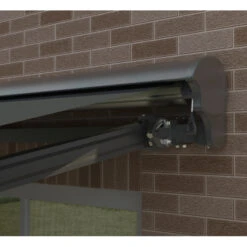 Store Banne Manuel 350x250cm DECO Toile Polyester Grise - X-METAL -Jardin Extérieur Boutique store banne manuel 350x250cm deco toile polyester grise x metal 5