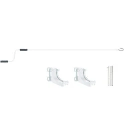 Store Banne Motorisé 300x250cm LUXO Toile Polyester Beige - X-METAL -Jardin Extérieur Boutique store banne motorise 300x250cm luxo toile polyester beige x metal 2