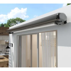 Store Banne Motorisé 300x250cm LUXO Toile Polyester Grise - X-METAL 9 Store Banne Motorisé 300x250cm LUXO Toile Polyester Grise - X-METAL -Jardin Extérieur Boutique store banne motorise 300x250cm luxo toile polyester grise x metal 3