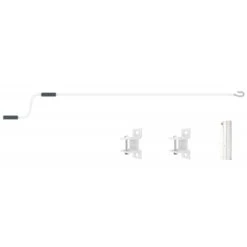 Store Banne Motorisé 350x250cm EASY Toile Polyester Beige - X-METAL -Jardin Extérieur Boutique store banne motorise 350x250cm easy toile polyester beige x metal 2