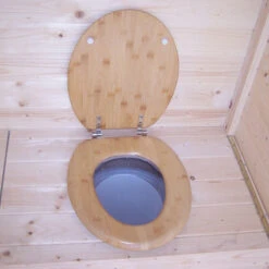 Toilettes Sèches Grand Modèle En Bois Massif Panneaux 16mm + Plancher -Jardin Extérieur Boutique toilettes seches grand modele en bois massif certifie panneaux 16mm plancher 5
