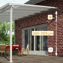 Toit De Terrasse 300x305cm En Aluminium Gris Et Polycarbonate 8mm FERIA - Canopia By Palram 9 Toit De Terrasse 300x305cm En Aluminium Gris Et Polycarbonate 8mm FERIA - Canopia By Palram -Jardin Extérieur Boutique toit de terrasse 300x305cm en aluminium gris et polycarbonate 8mm feria palram 3