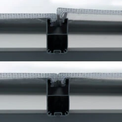 Toit De Terrasse 300x1340cm En Aluminium Gris Et Polycarbonate 8mm FERIA - Canopia By Palram -Jardin Extérieur Boutique toit de terrasse 3x1340m en aluminium gris et polycarbonate 8mm feria palram 5