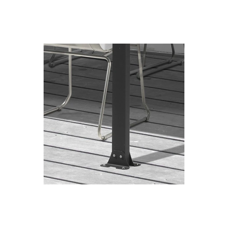 Toit De Terrasse 9,21m² Aluminium Anthracite Et Polycarbonate Habrita 3 Toit De Terrasse 9,21m² Aluminium Anthracite Et Polycarbonate Habrita – Image 3