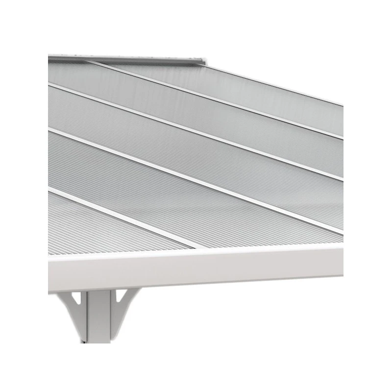 Toit De Terrasse Ajustable En Aluminium Laqué Blanc 3,05x3,14m X-METAL 3 Toit De Terrasse Ajustable En Aluminium Laqué Blanc 3,05x3,14m X-METAL – Image 3
