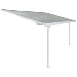 Toit De Terrasse Ajustable En Aluminium Laqué Blanc 3,05x4,36m X-METAL -Jardin Extérieur Boutique toit de terrasse ajustable en aluminium laque blanc 305x436m x metal 2