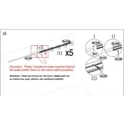 Toit De Terrasse Ajustable En Aluminium Laqué Blanc 3,05x5,57m X-METAL -Jardin Extérieur Boutique toit de terrasse ajustable en aluminium laque blanc 305x557m x metal 5