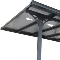 Toit De Terrasse Ajustable En Aluminium Laqué Blanc 3,05x6,18m X-METAL -Jardin Extérieur Boutique toit de terrasse ajustable en aluminium laque blanc 305x618m x metal 3