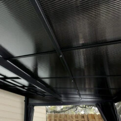 Tonnelle Adossée St. Barth 363x248cm En Aluminium Et Polycarbonate 8mm - SOJAG -Jardin Extérieur Boutique tonnelle adossee st barth 363x248cm en aluminium et polycarbonate 8mm sojag 4