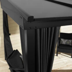 Jardin Extérieur Boutique -Jardin Extérieur Boutique tonnelle adossee st barth 363x298cm en aluminium et polycarbonate 8mm sojag 1