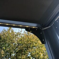 Tonnelle Couv’Terrasse® E Store 3x3m En Aluminium Laqué Gris Et Polycarbonate 8mm - Chalet Et Jardin 9 Tonnelle Couv’Terrasse® E Store 3x3m En Aluminium Laqué Gris Et Polycarbonate 8mm - Chalet Et Jardin -Jardin Extérieur Boutique tonnelle couvterrasse e store 3x3m en aluminium laque gris et polycarbonate 8mm chalet et jardin 3