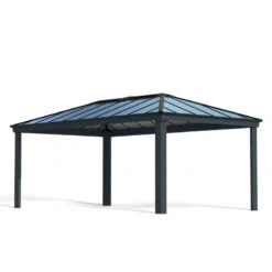 Tonnelle Dallas 6100 En Aluminium Et Polycarbonate Isolant Avec éclairage – Palram - Canopia -Jardin Extérieur Boutique tonnelle dallas 6100 en aluminium et polycarbonate isolant avec eclairage palram 1