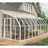 Véranda En PVC Et Polycarbonate Transparent 258x570cm Sun Room - Canopia By Palram