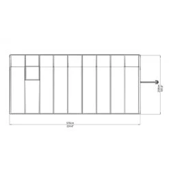 Véranda En PVC Et Polycarbonate Transparent 258x570cm Sun Room - Canopia By Palram -Jardin Extérieur Boutique veranda en pvc et polycarbonate transparent 258x570cm sun room rion 5