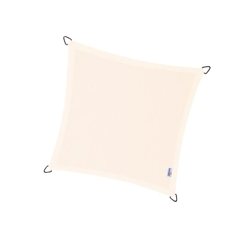 Voile D'ombrage Carrée Dreamsail 400x400cm Blanc Imperméable – NESLING 1 Voile D'ombrage Carrée Dreamsail 400x400cm Blanc Imperméable – NESLING