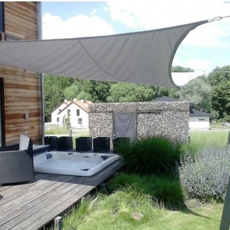 Voile D'ombrage Rectangle Coolfit 500x300cm Anthracite – NESLING 3 Voile D'ombrage Rectangle Coolfit 500x300cm Anthracite – NESLING – Image 3