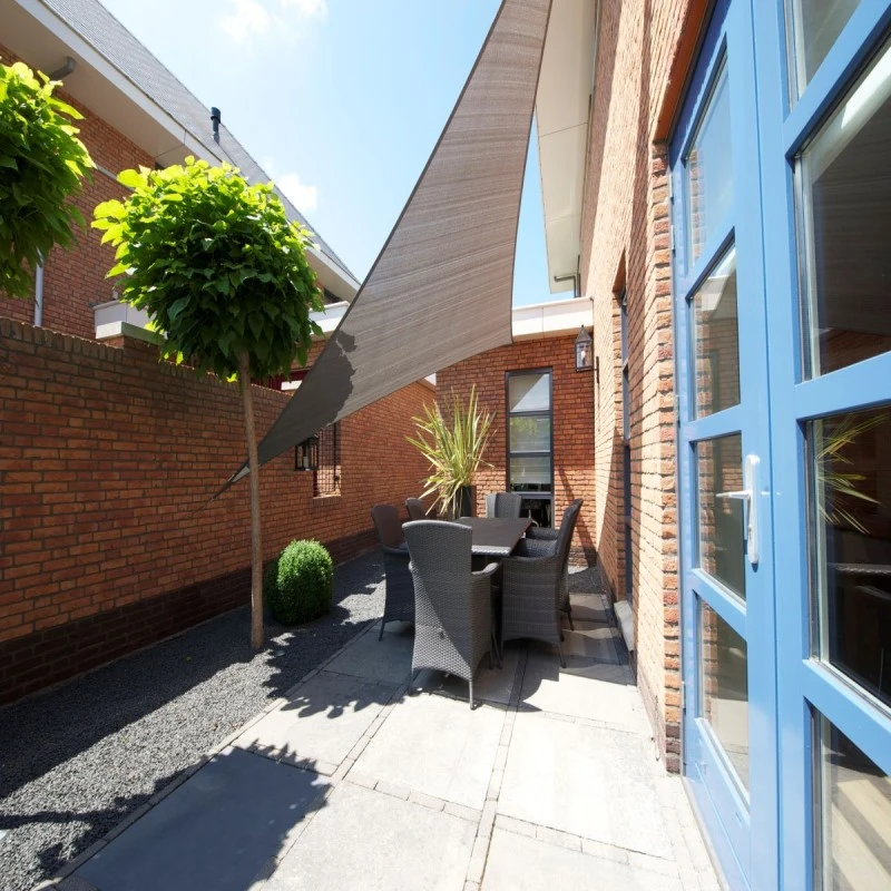 Voile D'ombrage Triangle Coolfit 500x500x500cm Anthracite - NESLING 2 Voile D'ombrage Triangle Coolfit 500x500x500cm Anthracite - NESLING – Image 2